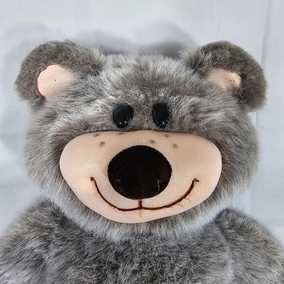 Applause Vintage 1986 Jethro Plush Bear The Hatfields Rubber Hands Feet Gray - Picture 2 of 9